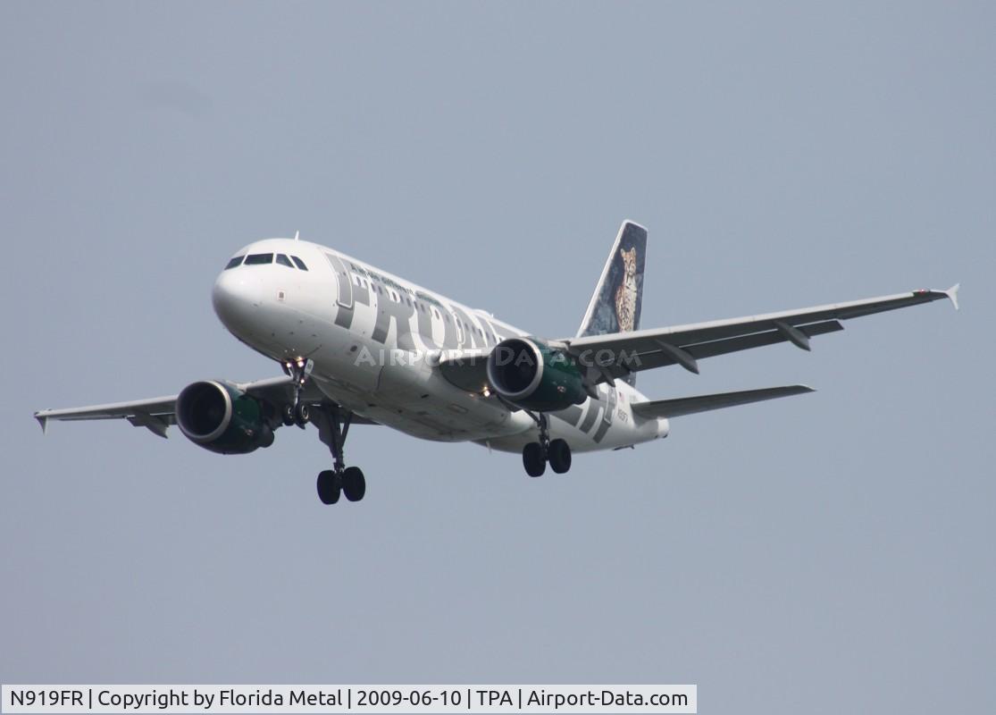 N919FR, 2003 Airbus A319-111 C/N 1980, Frontier 