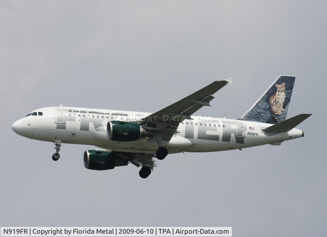 N919FR, 2003 Airbus A319-111 C/N 1980, Frontier 