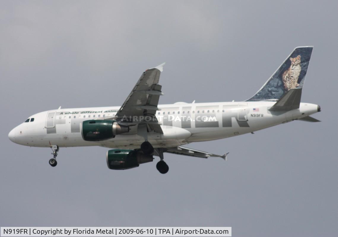 N919FR, 2003 Airbus A319-111 C/N 1980, Frontier 