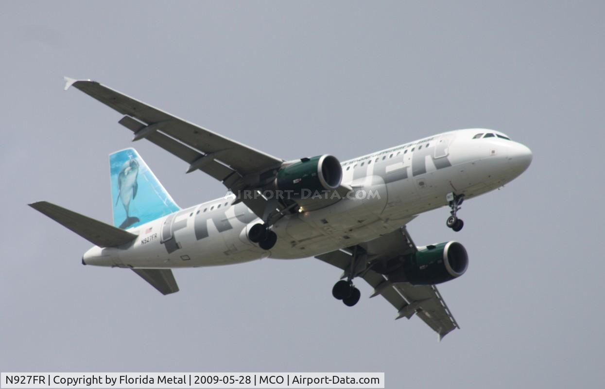 N927FR, 2004 Airbus A319-111 C/N 2209, Frontier 