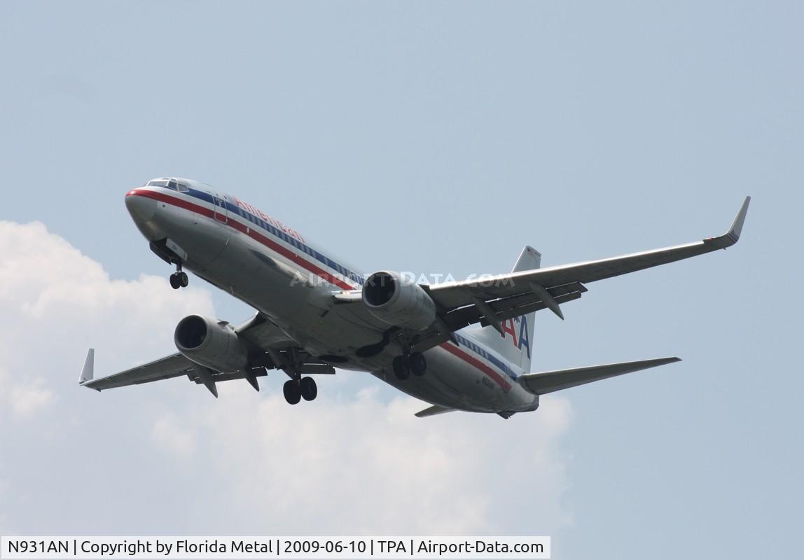 N931AN, 2000 Boeing 737-823 C/N 30079, American 737-800