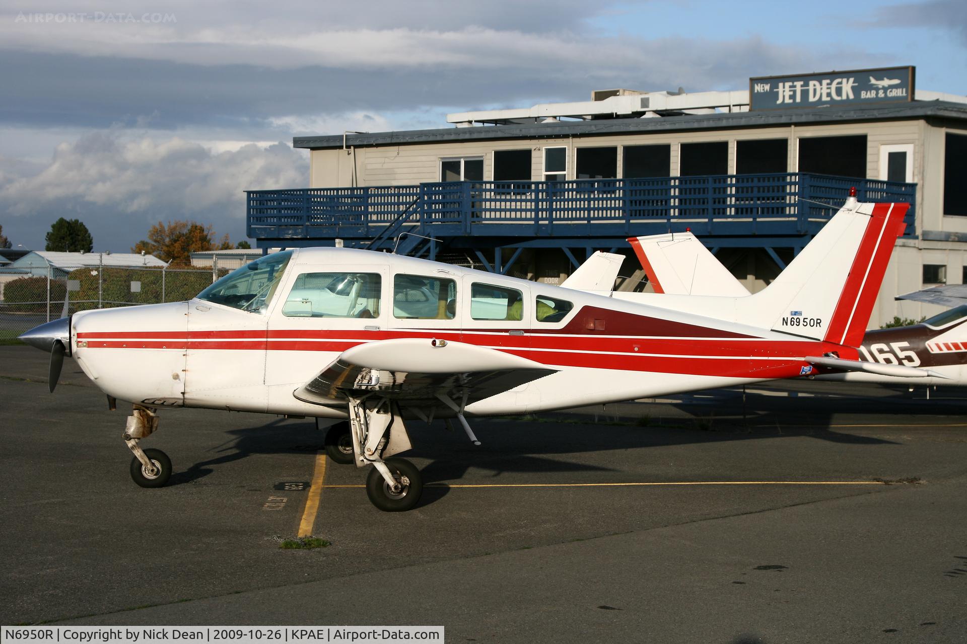N6950R, 1975 Beech B24R Sierra C/N MC-315, KPAE
