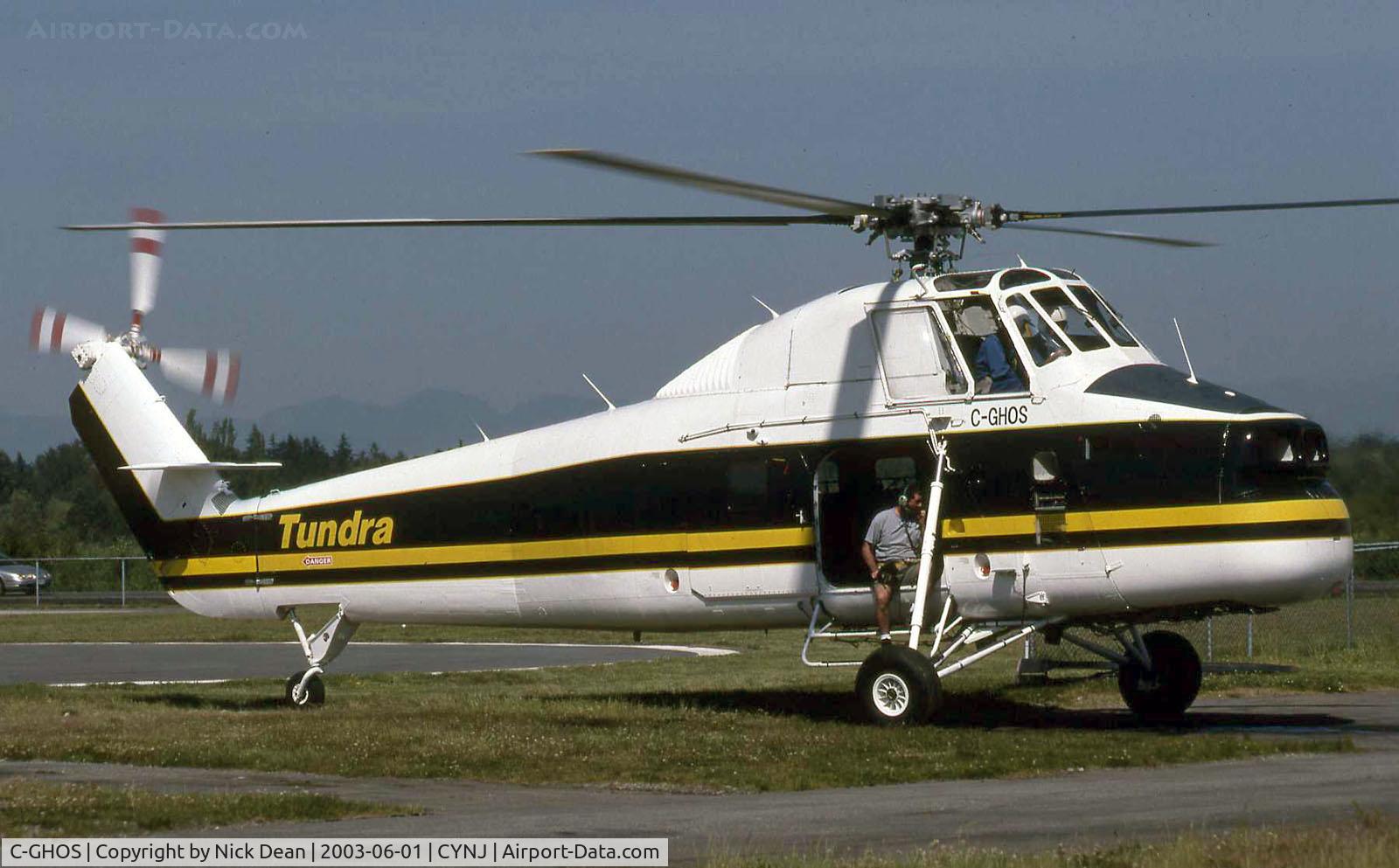 C-GHOS, 1962 Sikorsky S-58ET C/N 58-1537, CYNJ