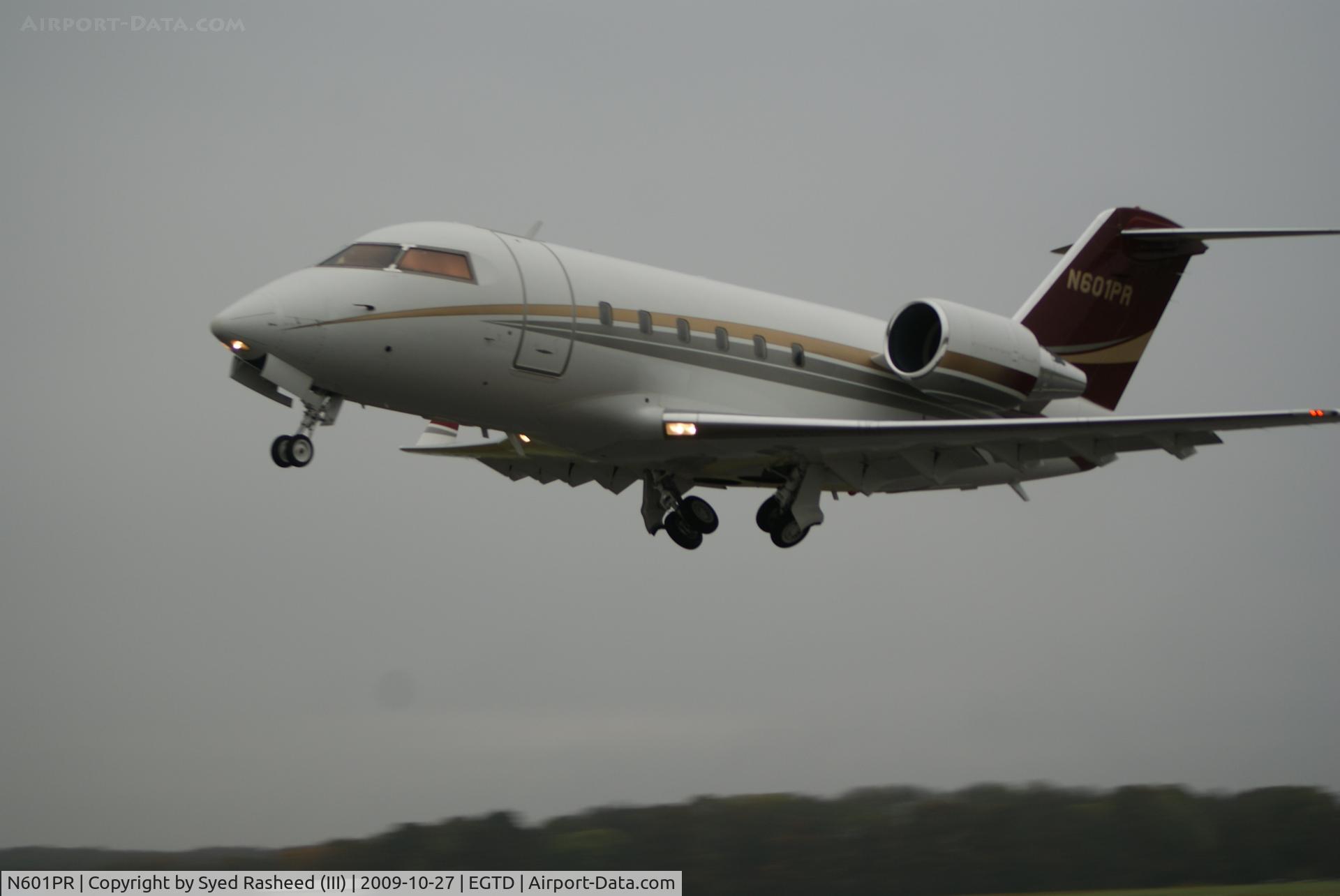 N601PR, 1985 Canadair CL-600-2A12 Challenger 601 C/N 3045, Departing For Malaga