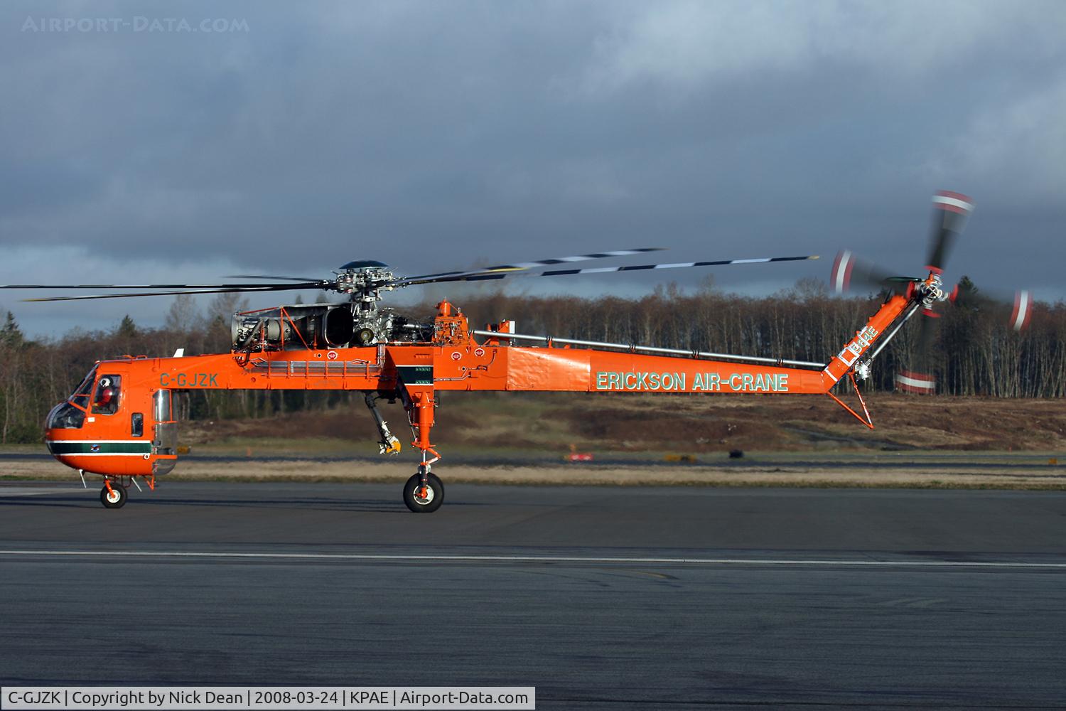 C-GJZK, 1962 Sikorsky S-64E C/N 64.003, KPAE