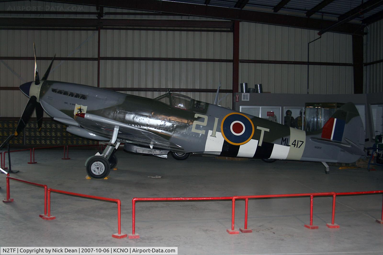 N2TF, 1944 Supermarine 509 Spitfire TR.9 C/N 6S/735188, KCNO