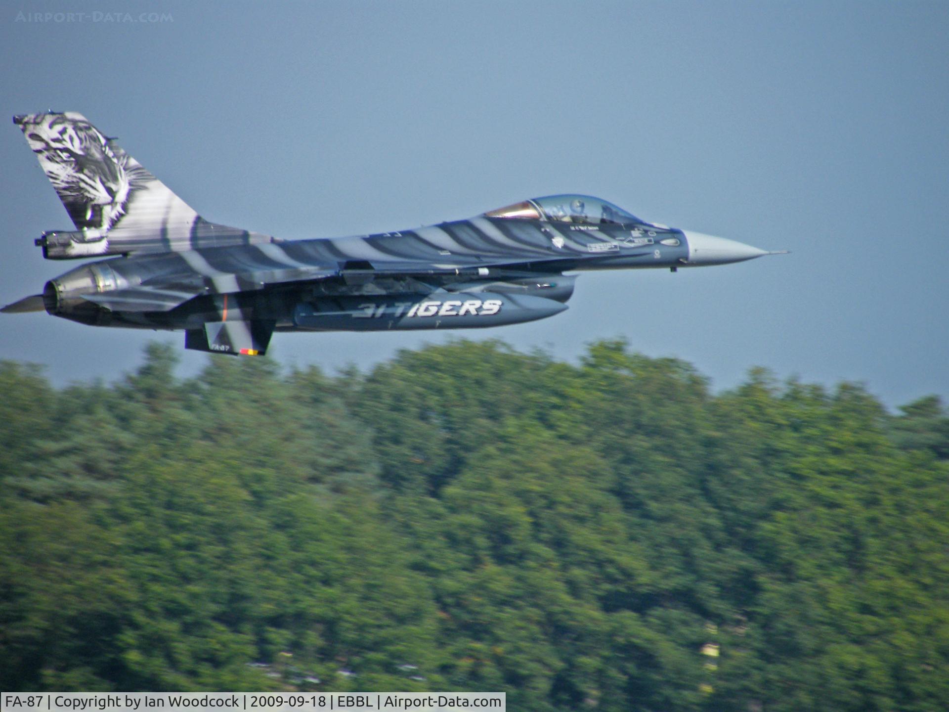 FA-87, SABCA F-16AM Fighting Falcon C/N 6H-87, General Dynamics F-16AM/Belgian Air Force/Kleine Brogel