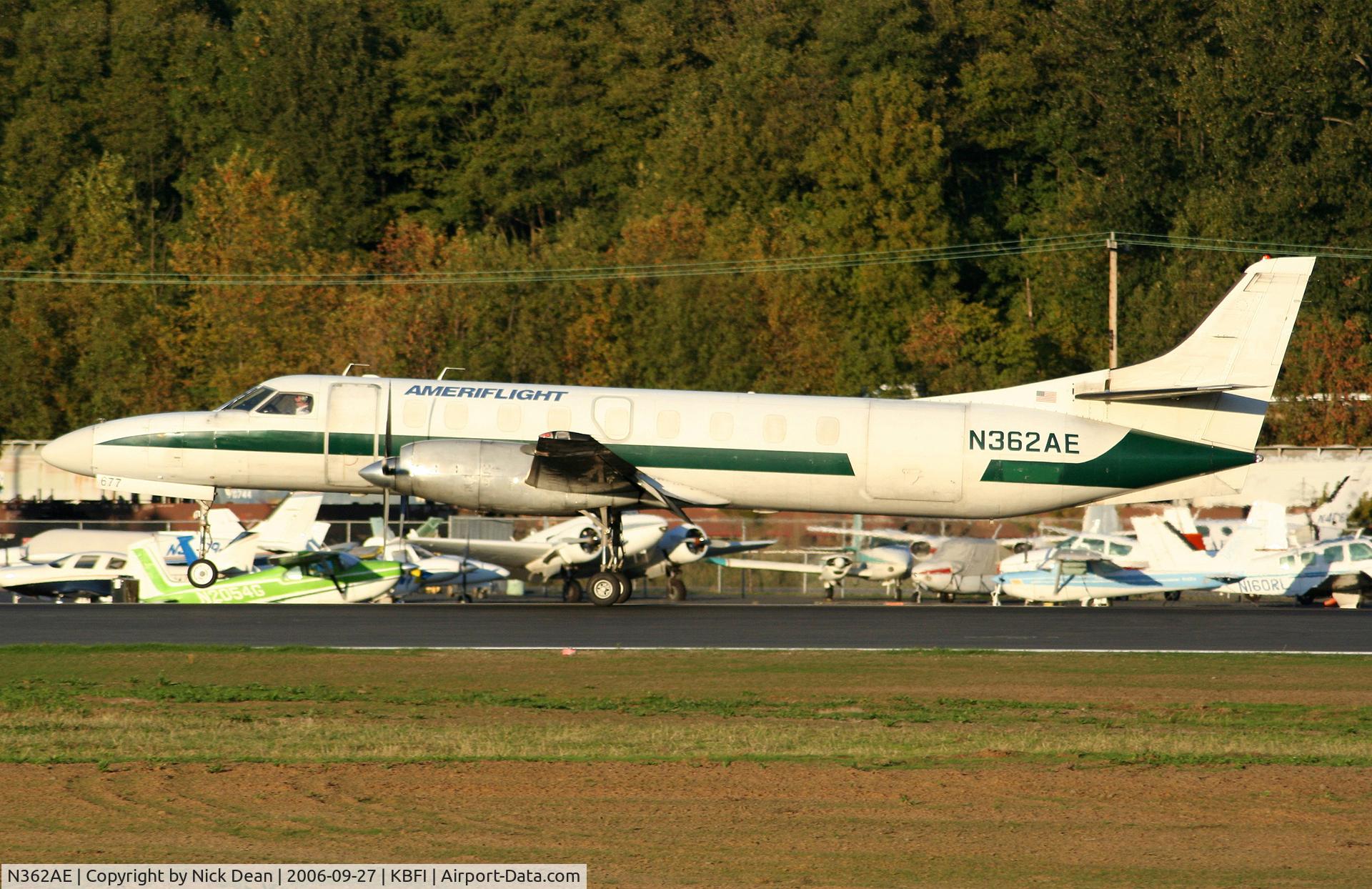 N362AE, 1987 Fairchild SA-227AC Metro III C/N AC-677B, KBFI