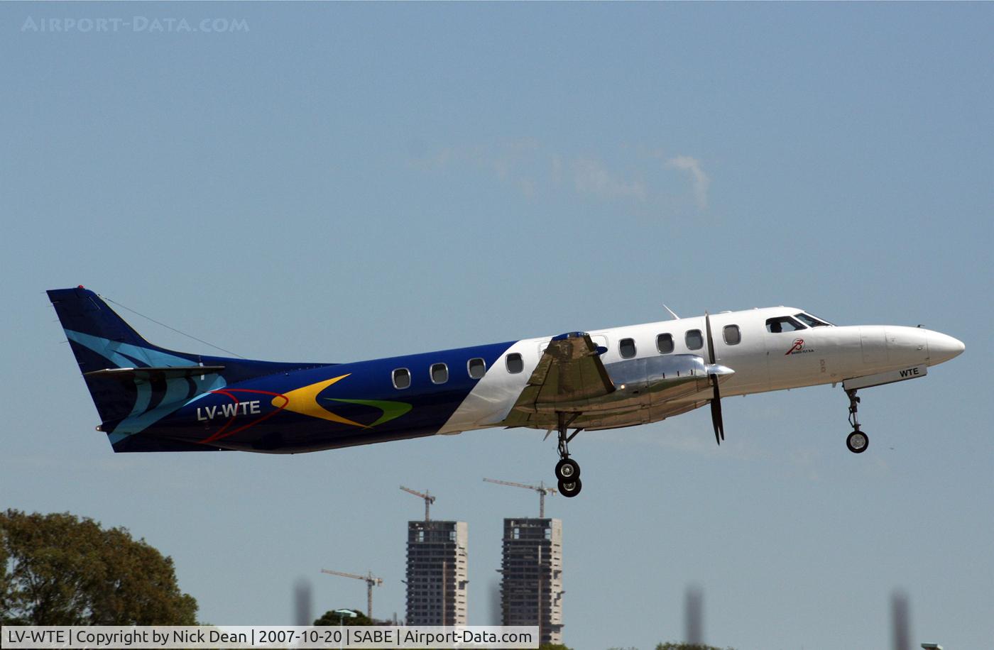 LV-WTE, 1984 Fairchild SA-227AC Metro III C/N AC-584, SABE