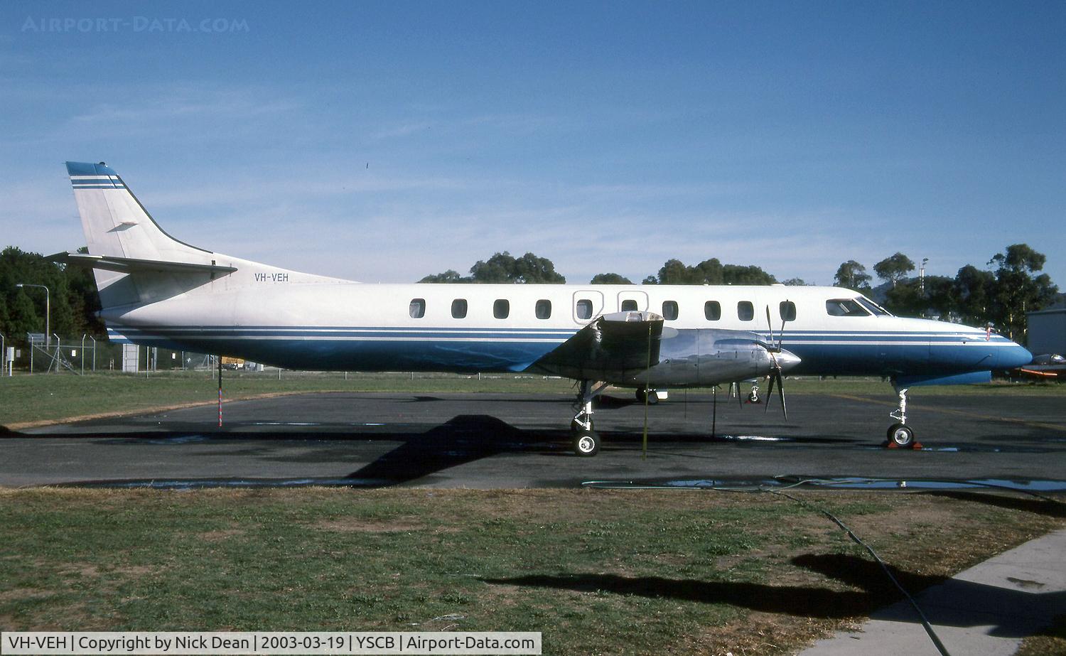 VH-VEH, 1986 Fairchild SA-227AC Metro III C/N AC-663B, YSCB W/O Jul 1st 2006 (DBR no details wreck used for spares)