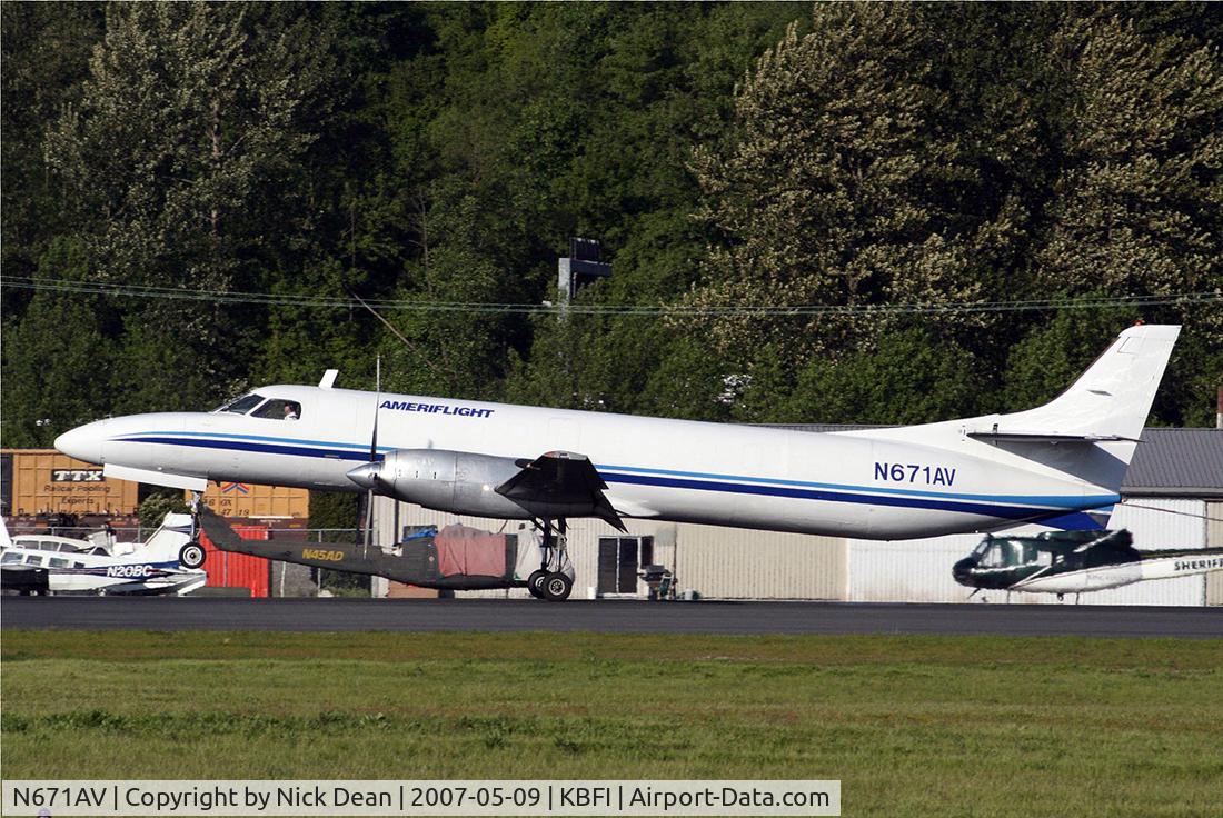 N671AV, 1987 Fairchild SA-227AC Metro III C/N AC671, KBFI