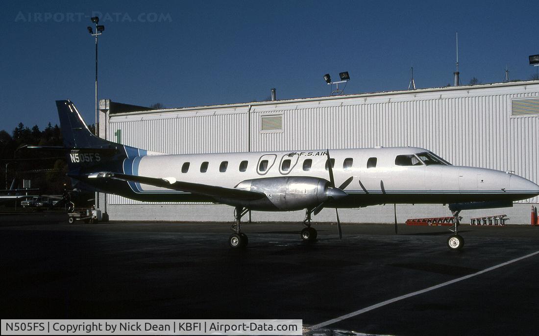 N505FS, 1984 Fairchild SA-227AC Metro III C/N AC-591, KBFI B/U