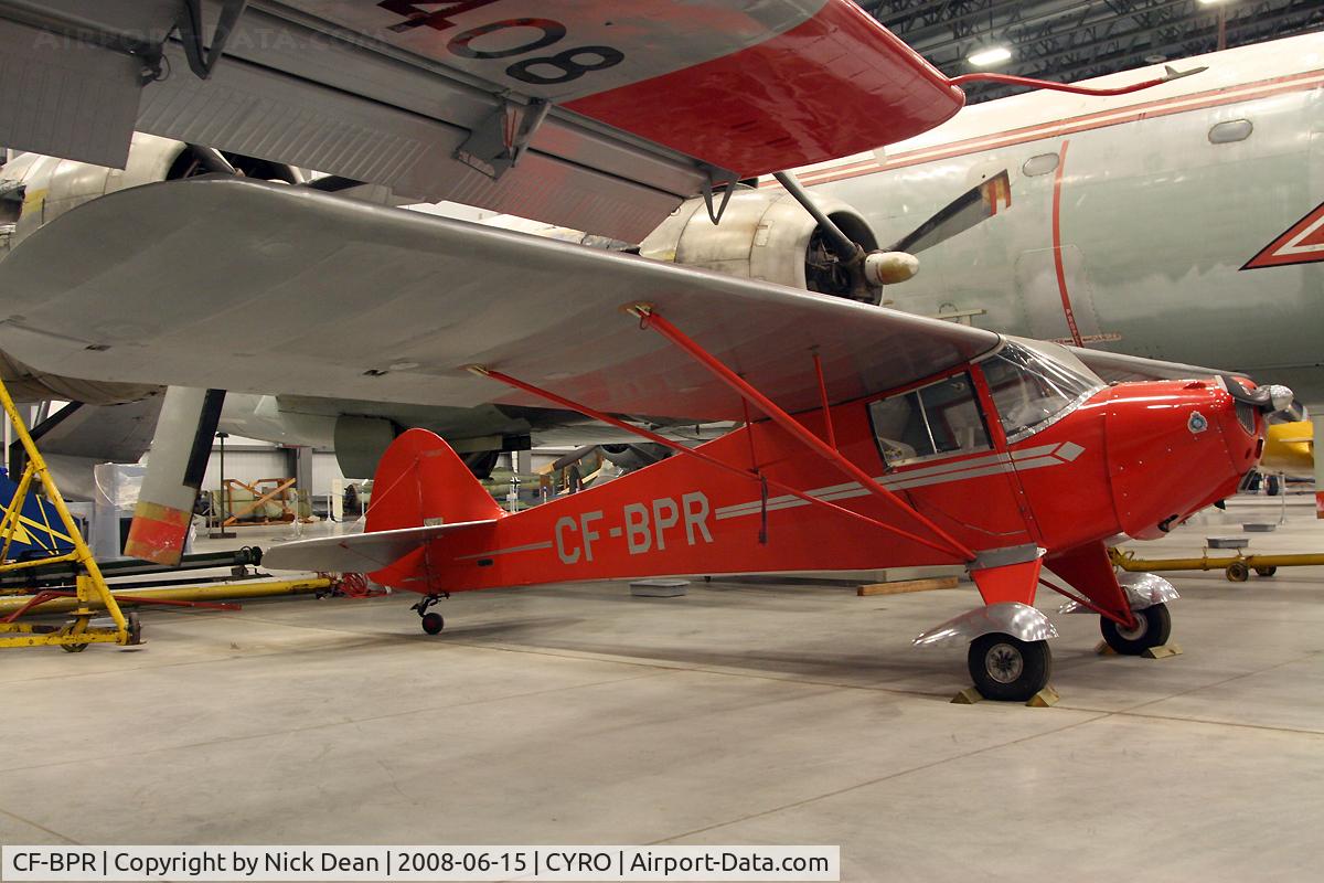 CF-BPR, 1939 Taylorcraft BC-65 C/N 1409, CYRO