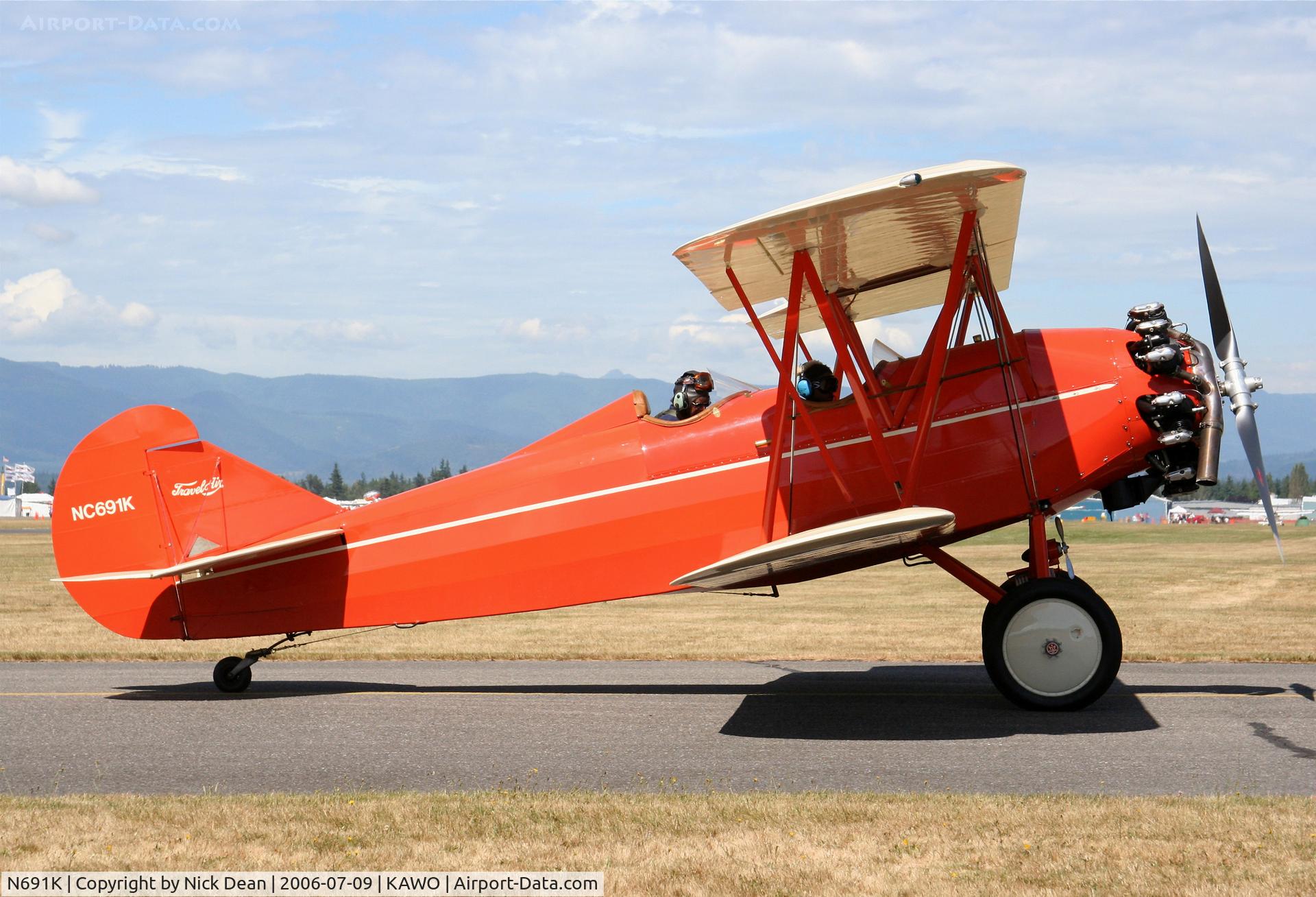 N691K, 1929 Travel Air E-4000 C/N 1277, KAWO