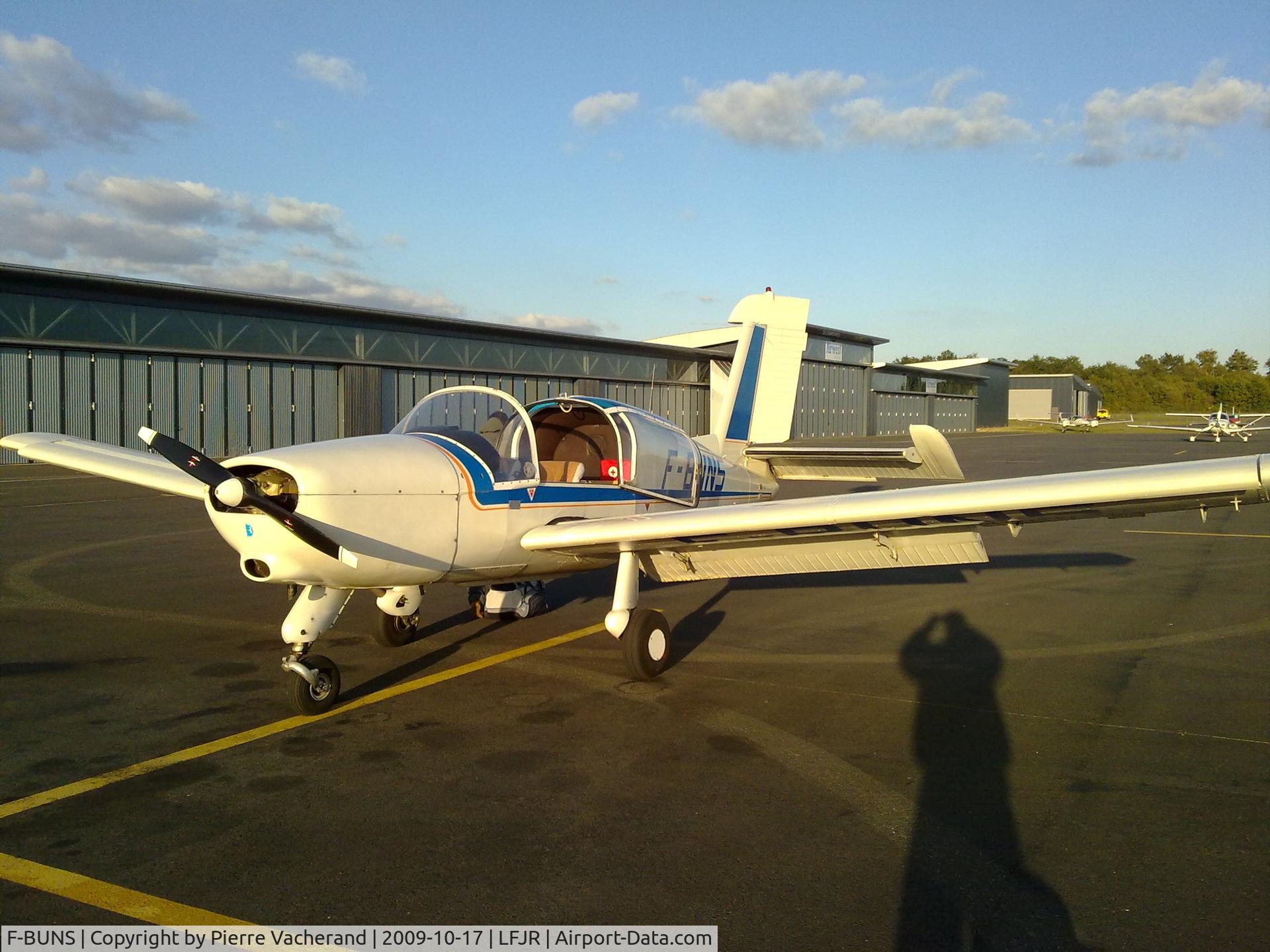 F-BUNS, 1973 Socata Rallye 100ST Galopin C/N 2342, on the parking of Angers LFJR