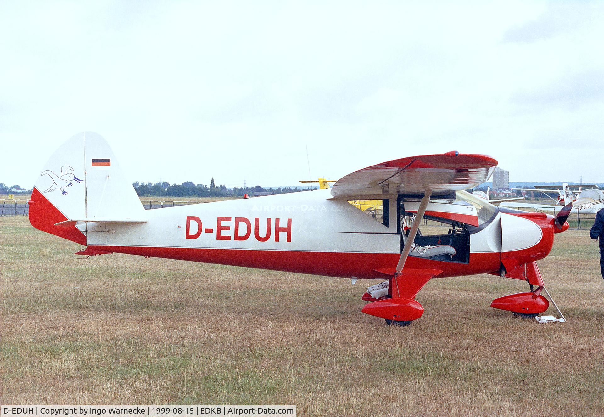 D-EDUH, 1979 Putzer Elster B C/N 020, Pützer Elster B at the Bonn-Hangelar 90-year jubilee-airshow
