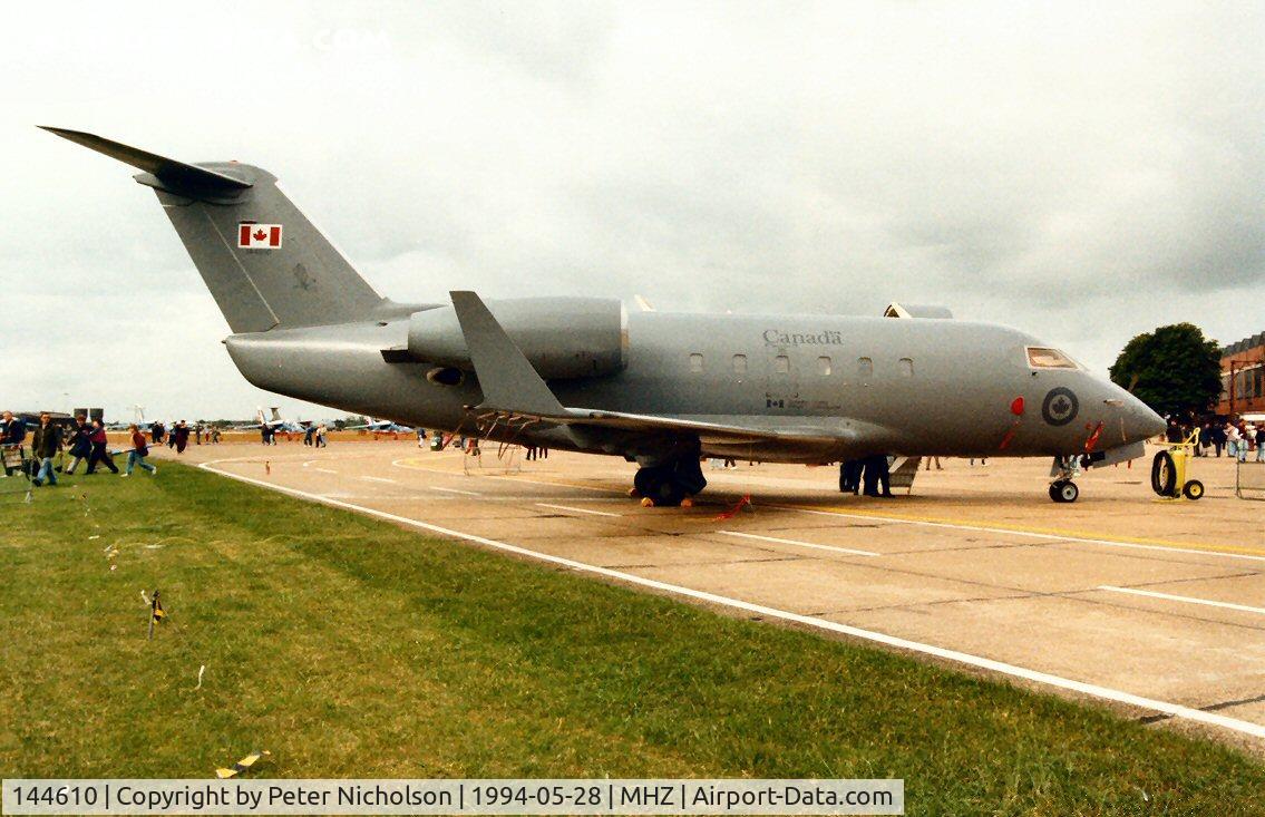 144610, 1981 Canadair CC-144A Challenger (600S/CL-600-1A11) C/N 1022, CC-144 Challenger of 434 Squadron Canadian Armed Forces seen at the 1994 Mildenhall Air Fete.