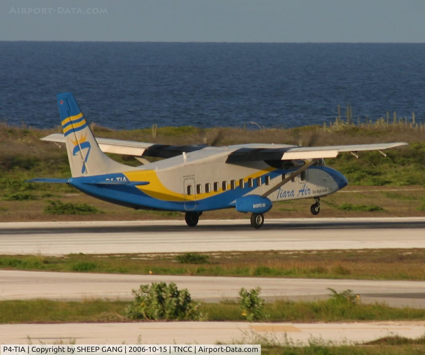 P4-TIA, Short 360-100 C/N SH.3619, landing at tncc