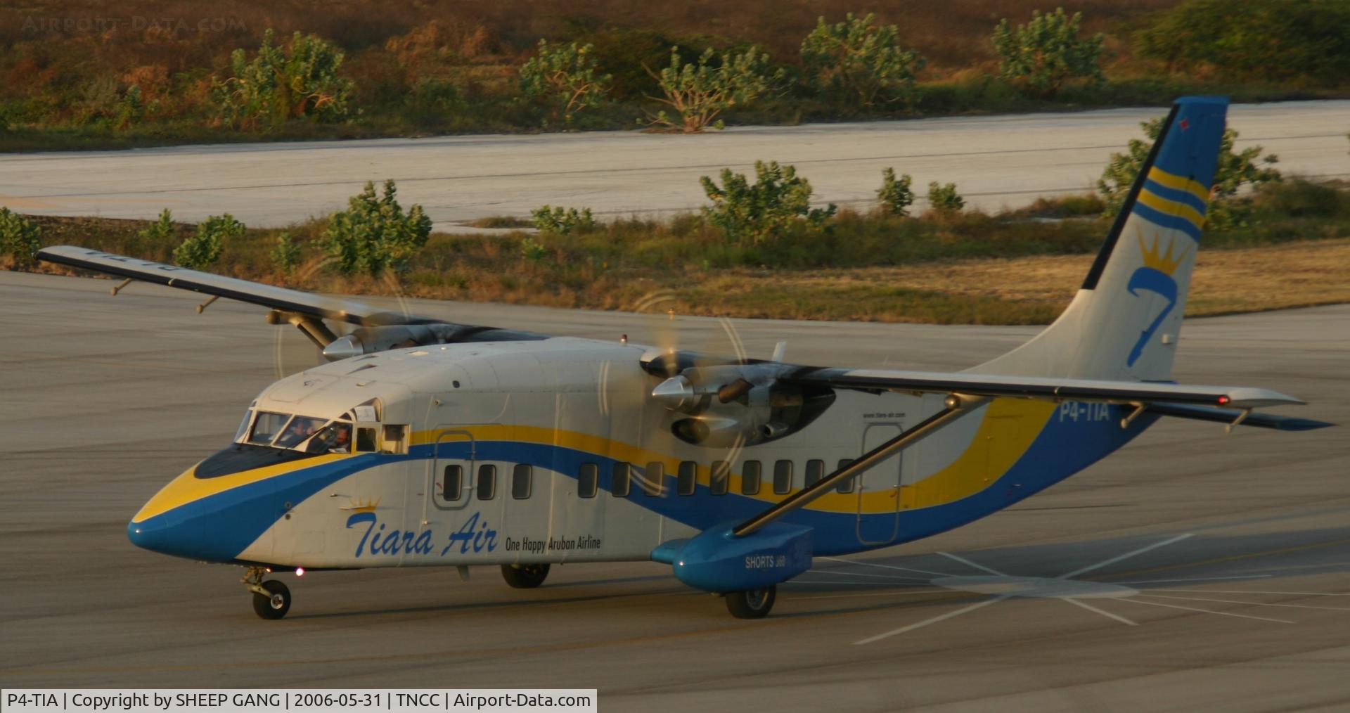 P4-TIA, Short 360-100 C/N SH.3619, preping for take off