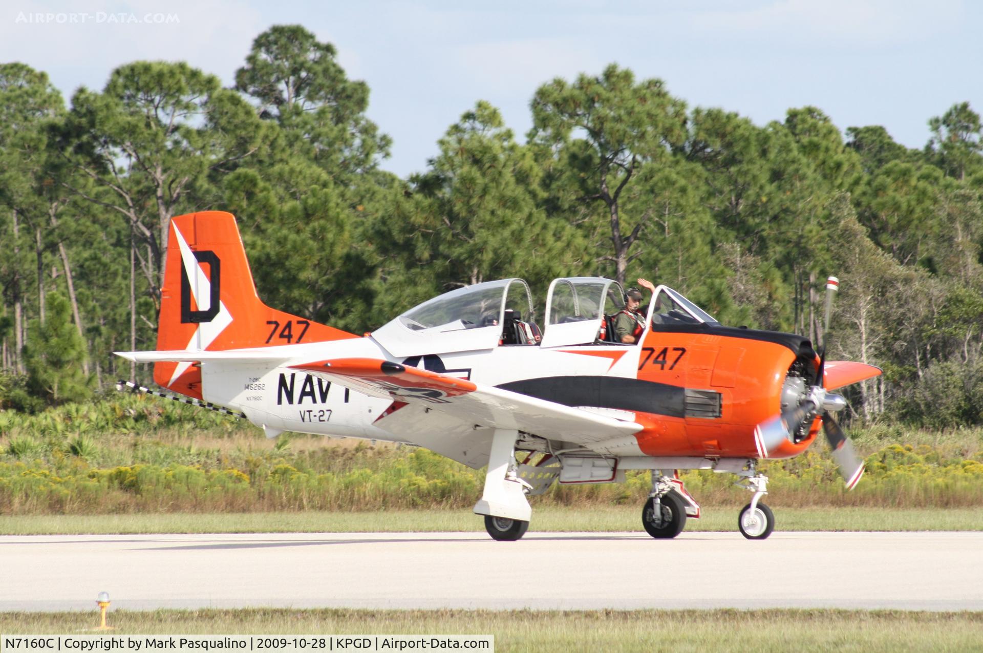 N7160C, 1992 North American T-28C Trojan Trojan C/N 252-25, North American T-28C