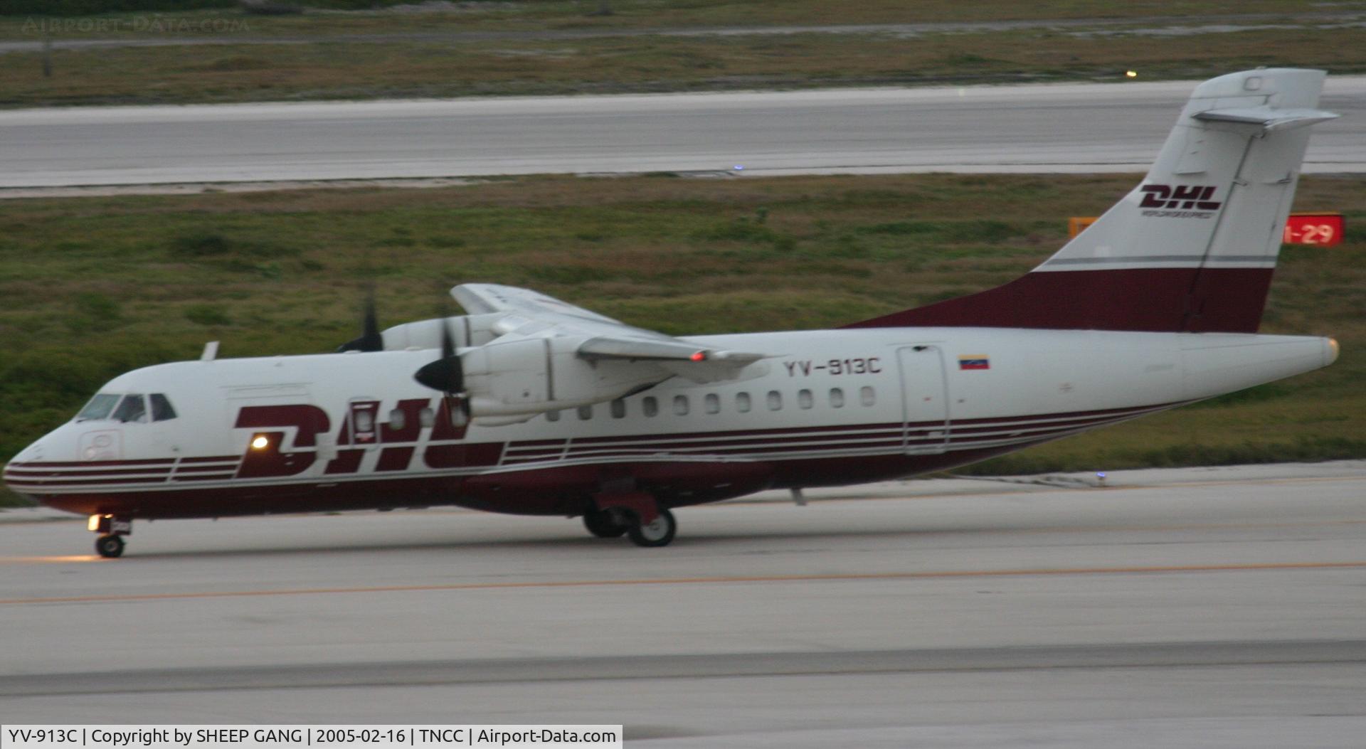 YV-913C, 1997 ATR 42-320(F) C/N 061, departing tncc