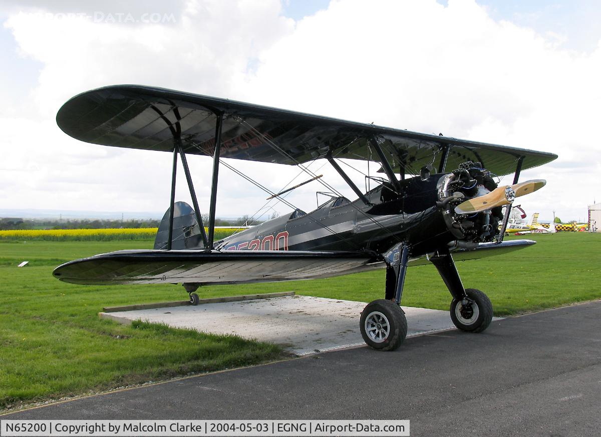 N65200, 1941 Boeing A75N1(PT17) C/N 75-3817, Boeing A75N1. Seen at Bagby's May Fly-in in 2004.