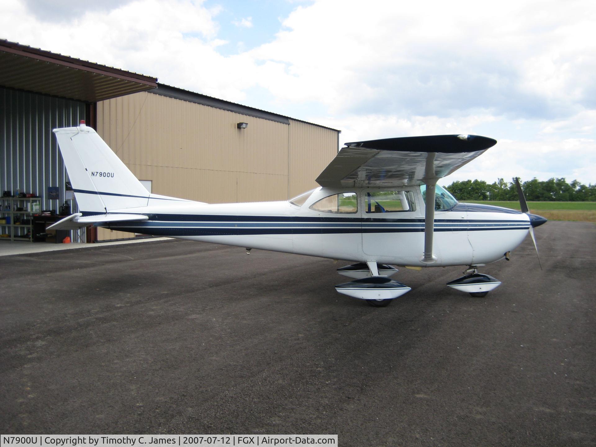 N7900U, 1964 Cessna 172F C/N 17251900, 1965 Cessna Skyhawk at Fleming-Mason Airport, KY