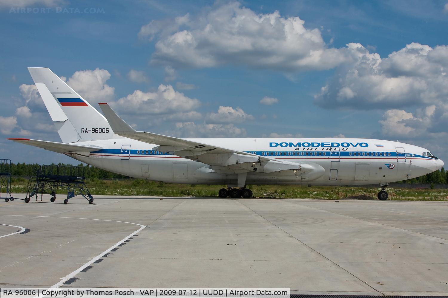 RA-96006, 1992 Ilyushin Il-96-300 C/N 74393201003, Domodedovo Airlines