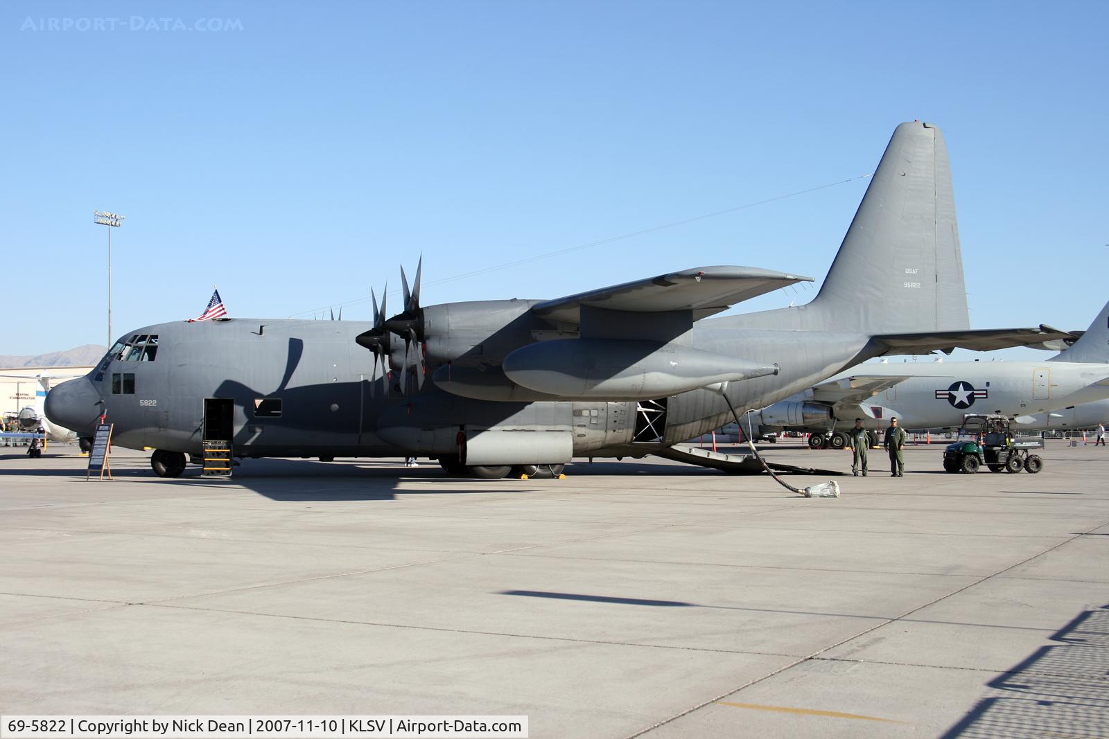 69-5822, 1969 Lockheed MC-130P Combat Shadow C/N 382-4370, KLSV