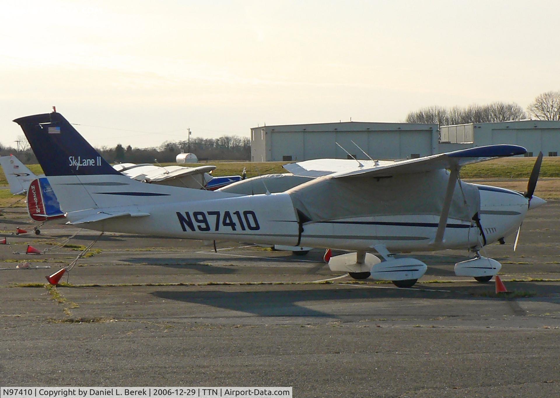 N97410, 1979 Cessna 182Q Skylane C/N 18267082, Under the wrapping is a nice 1979 Skylane II - seen at Trenton - Mercer County (TTN).