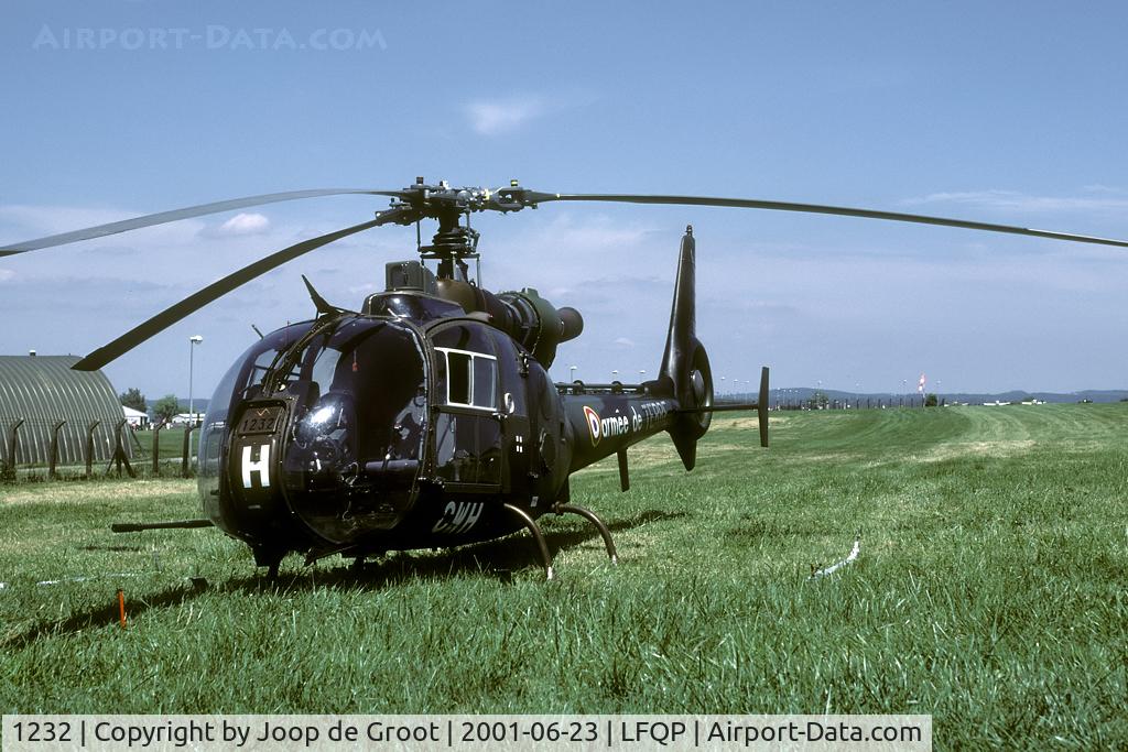 1232, Aerospatiale SA-341G Gazelle C/N 1232, at the Phalsbourg open house
