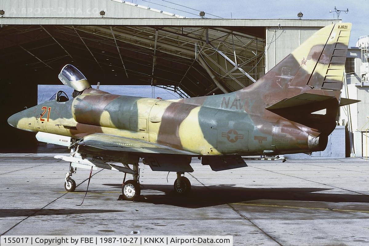 155017, Douglas A-4F Skyhawk C/N 13833, VA-127 Top Gun A-4F