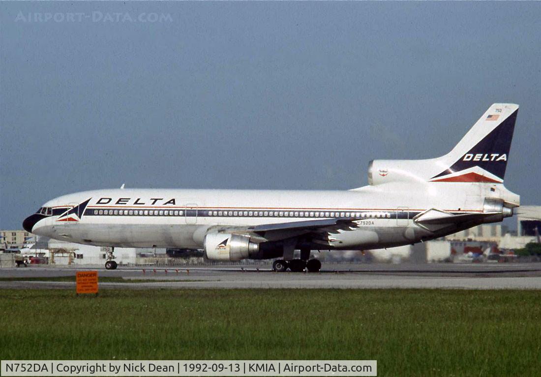 N752DA, 1981 Lockheed L-1011-385-3 Tristar 500 C/N 193W-1172, KMIA