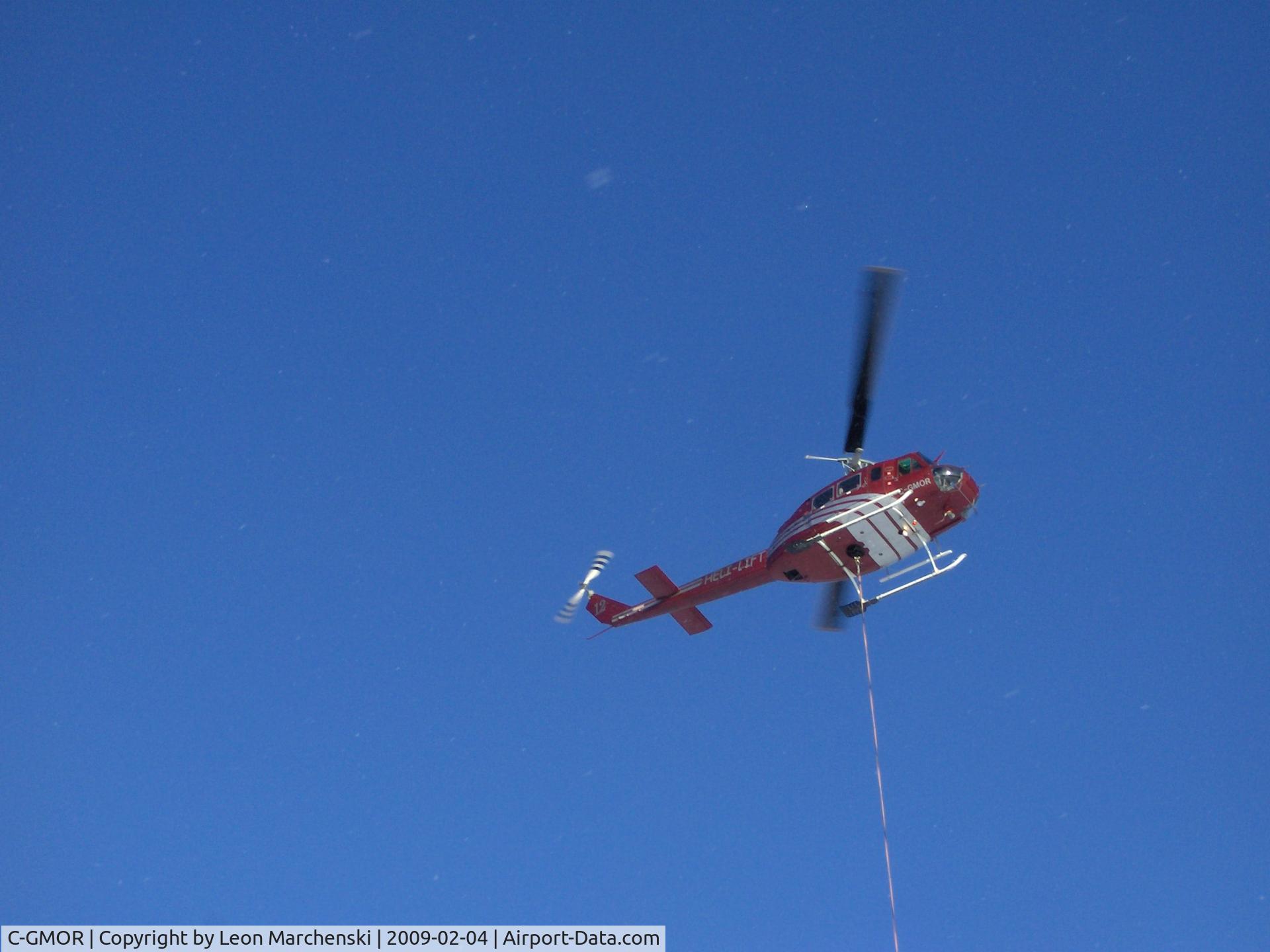 C-GMOR, 1974 Bell 205A-1 C/N 30159, Moving Drills