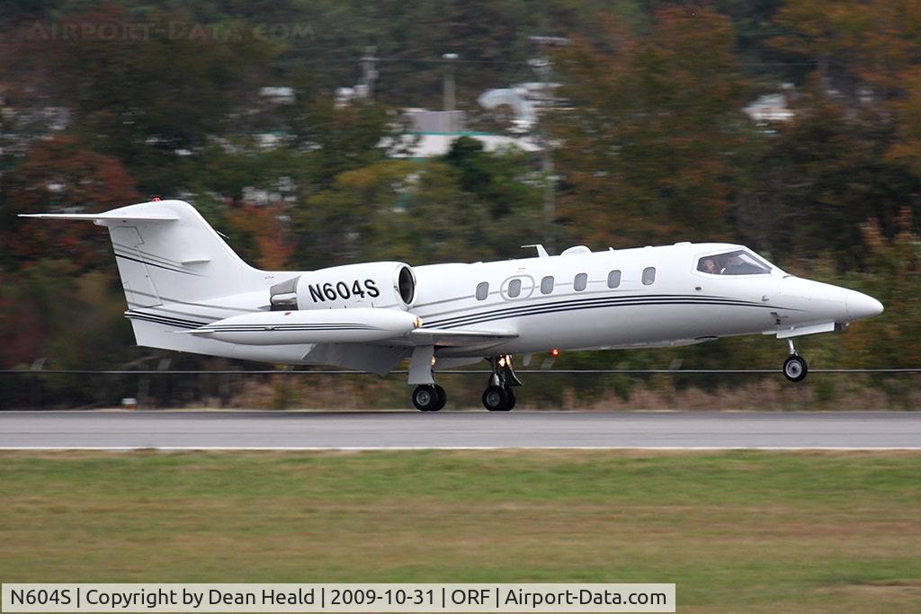 N604S, 1984 Gates Learjet 35A C/N 597, Sandler Management Group's 1984 Learjet 35 N604S arriving to RWY 23 from Aiken Municipal Airport, SC (KAIK).