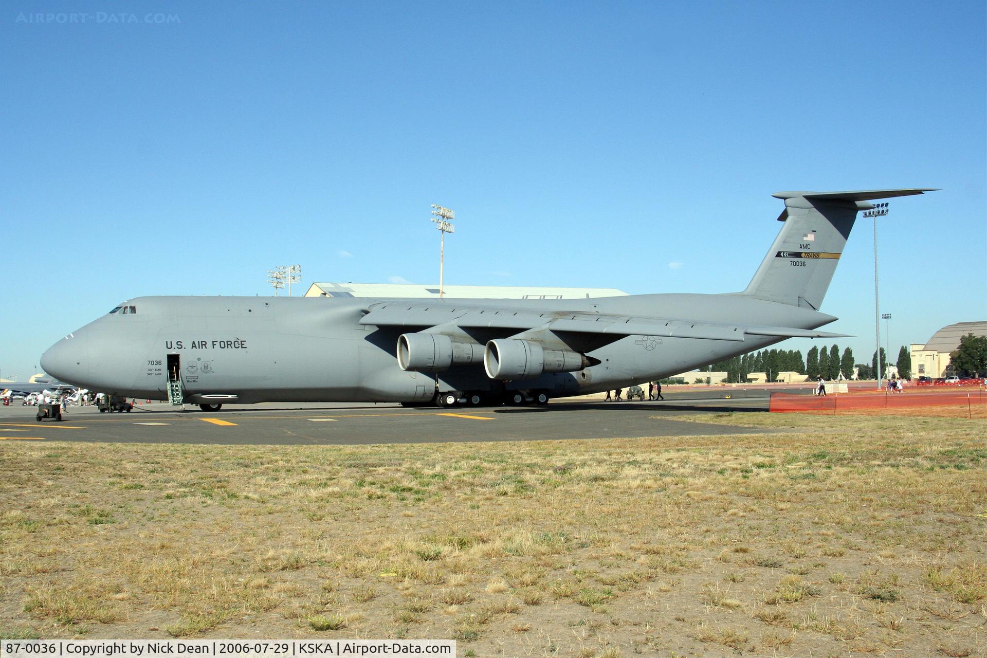 87-0036, 1987 Lockheed C-5B Galaxy C/N 500-0122, KSKA