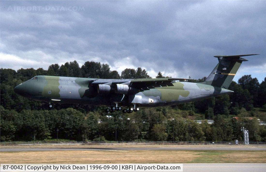 87-0042, 1987 Lockheed C-5B Galaxy C/N 500-0128, KBFI