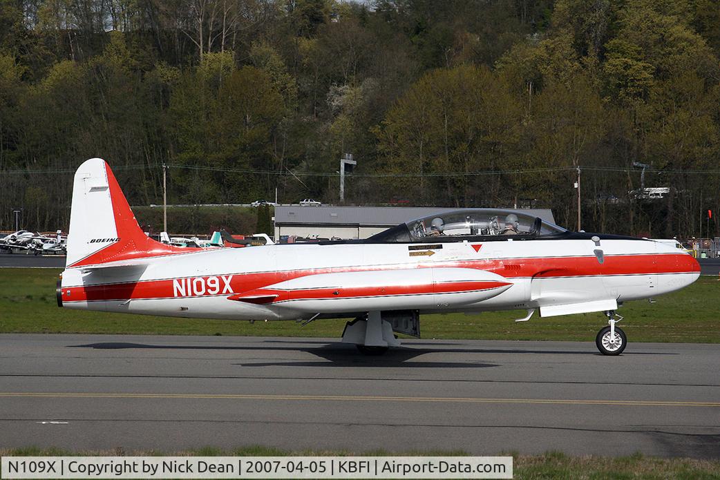 N109X, 1954 Canadair CT-133 Silver Star 3 (CL-30) C/N T33-298, KBFI
