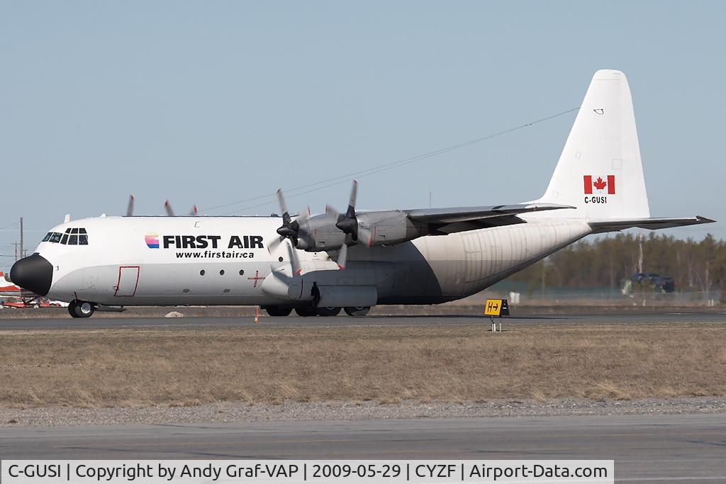 C-GUSI, 1975 Lockheed L-100-30 Hercules (L-382G) C/N 382-4600, First Air L-382