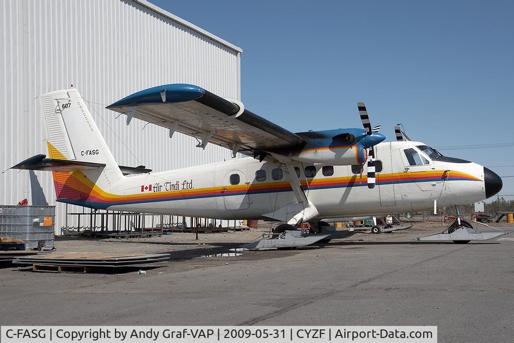 C-FASG, 1973 De Havilland Canada DHC-6-300 Twin Otter C/N 373, Air Tindi DHC-6