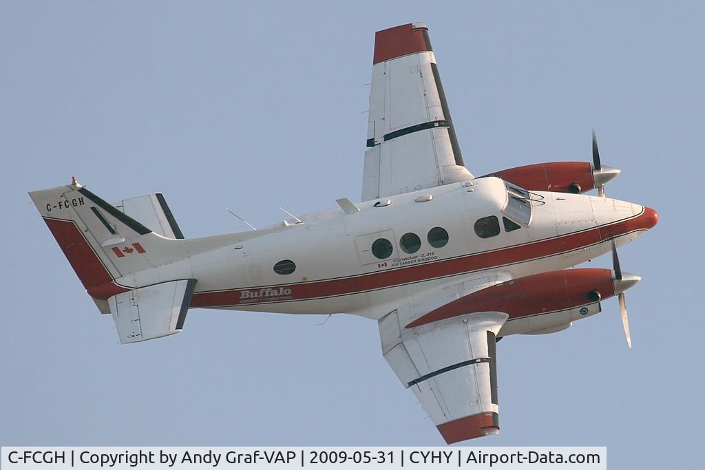 C-FCGH, 1967 Beech 65-A90 C/N LJ-203, Buffalo Airways Beech 65