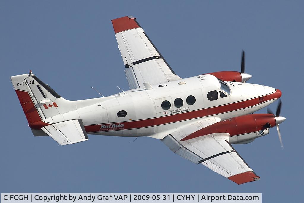 C-FCGH, 1967 Beech 65-A90 C/N LJ-203, Buffalo Airways Beech 65