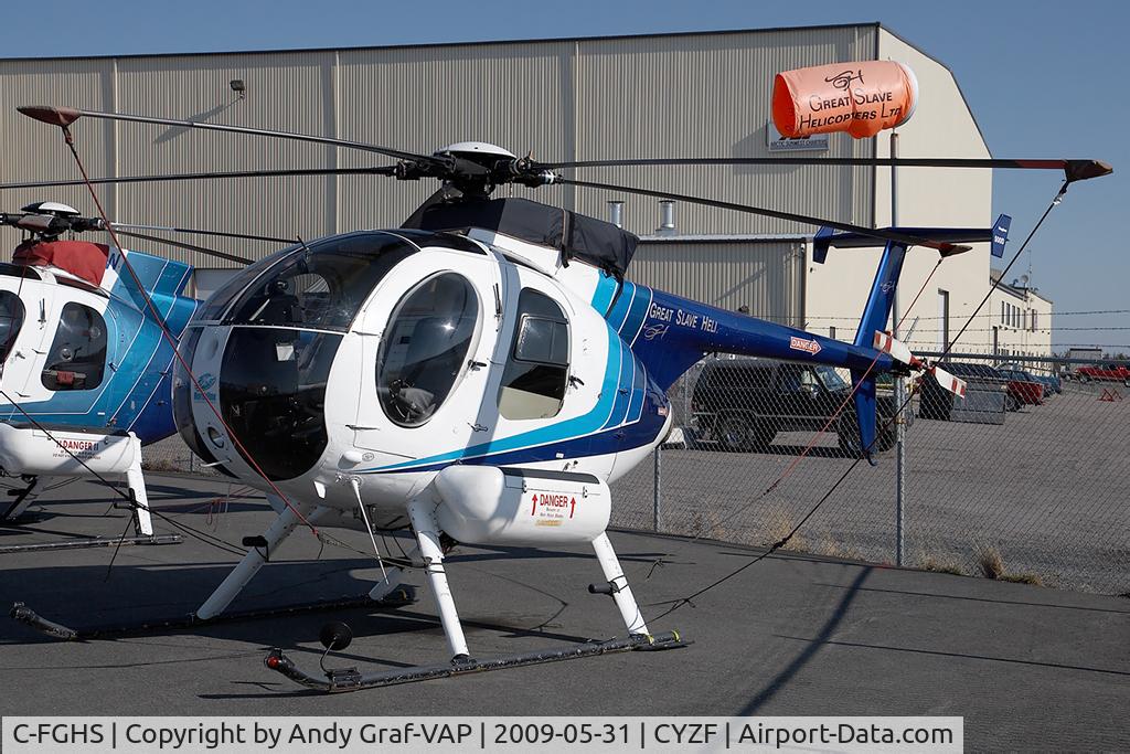 C-FGHS, 1981 Hughes 369D C/N 1098D, Great Slave Helicopters Hughes 369