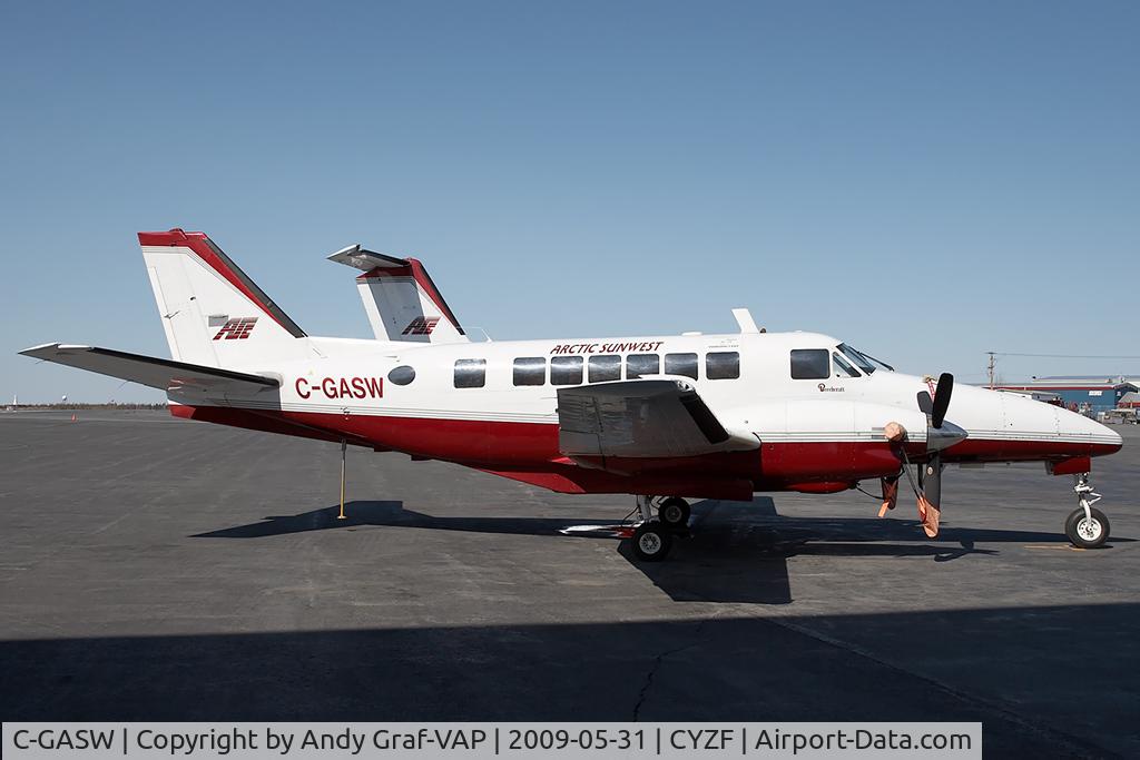 C-GASW, 1968 Beech 99 C/N U-39, Arctic Sunwset Beech 99