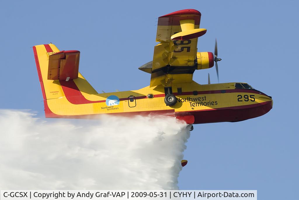C-GCSX, 1986 Canadair CL-215-V (CL-215-1A10) C/N 1088, NWT - Goverment CL-215