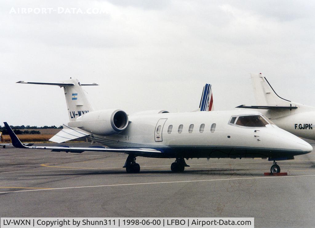 LV-WXN, 1997 Learjet 60 C/N 60-102, Parked at the General Aviation...