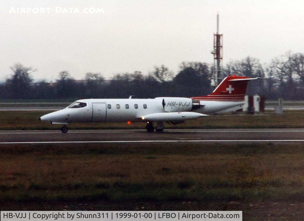 HB-VJJ, 1989 Learjet 35A C/N 35A-649, Arriving rwy 32L