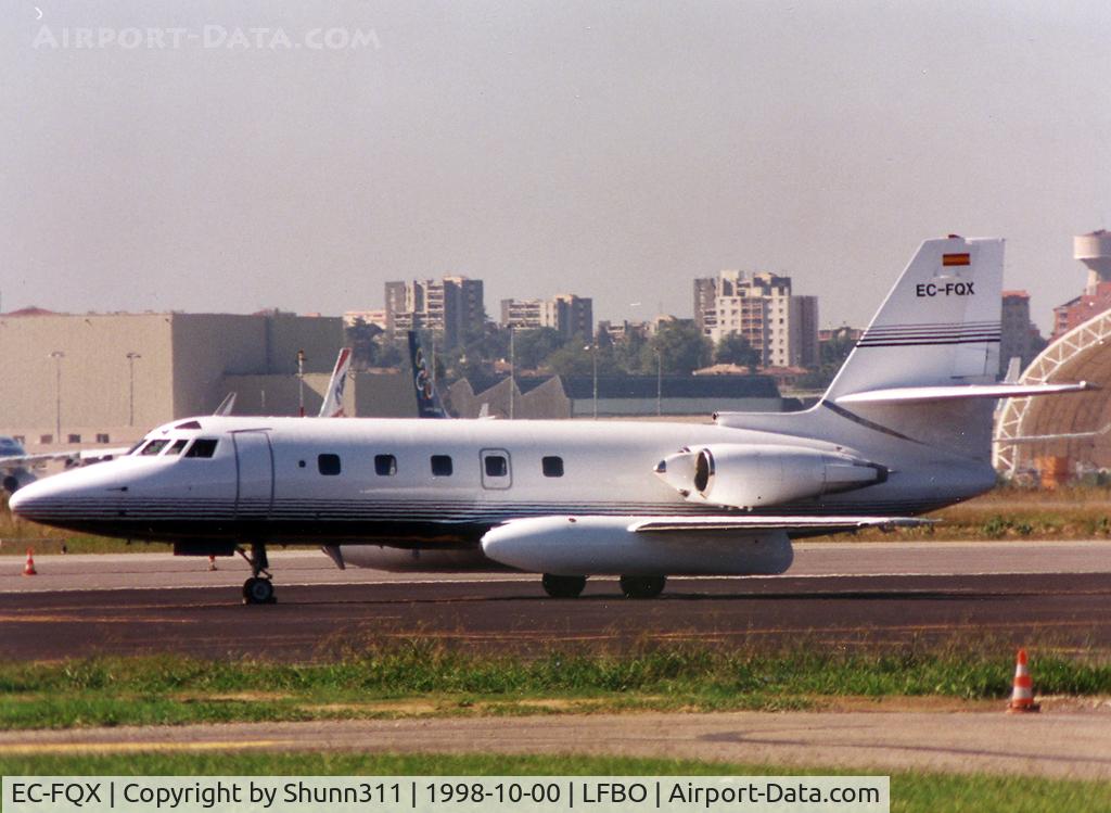 EC-FQX, Lockheed L-1329-25 JetStar II C/N 5202, Parked at the General Aviation area...