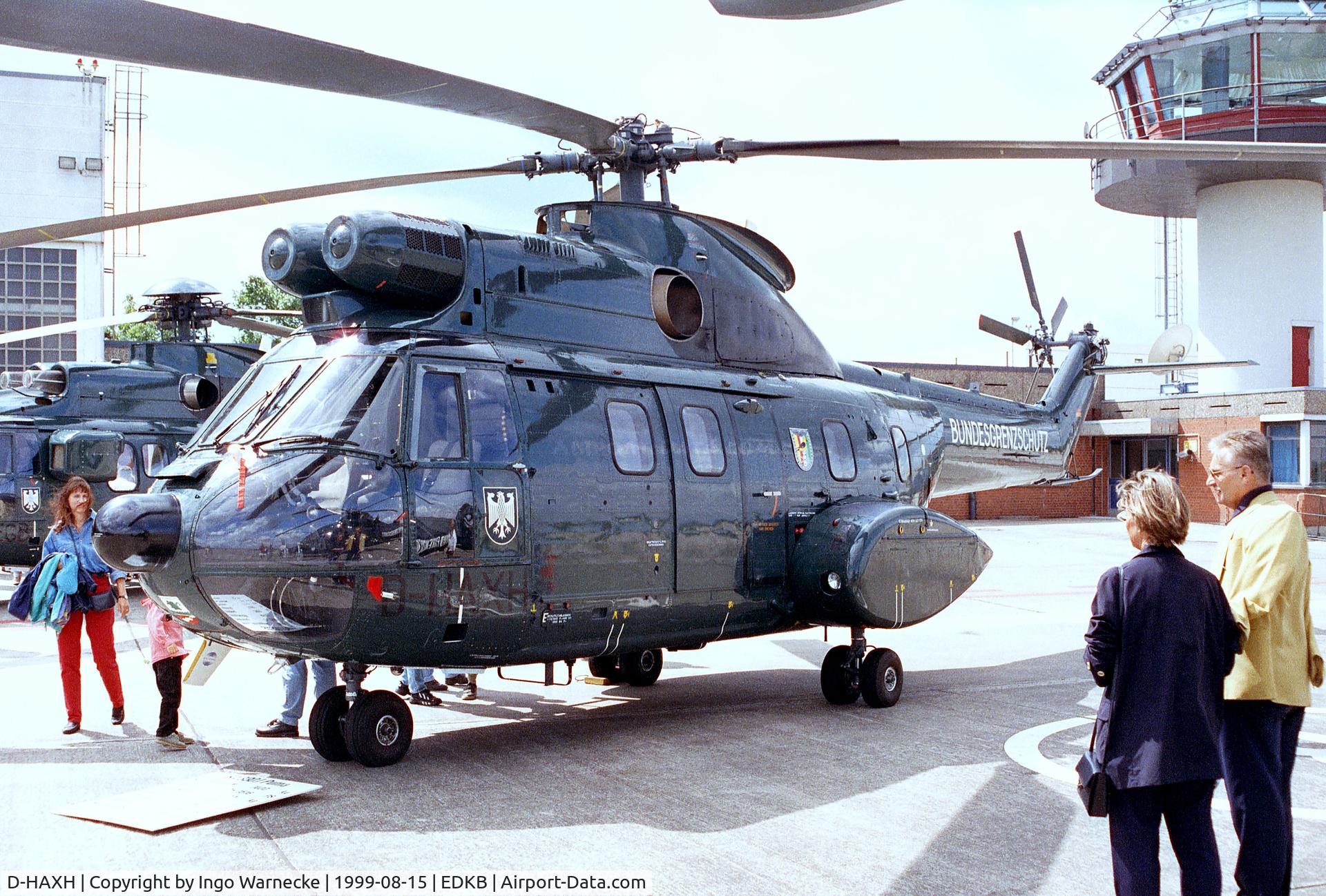 D-HAXH, Aérospatiale SA-330J Puma C/N 1410, Sud Aviation (Aerospatiale) SA.330J Puma of the Bundesgrenzschutz at the Bonn-Hangelar 90-year jubilee-airshow