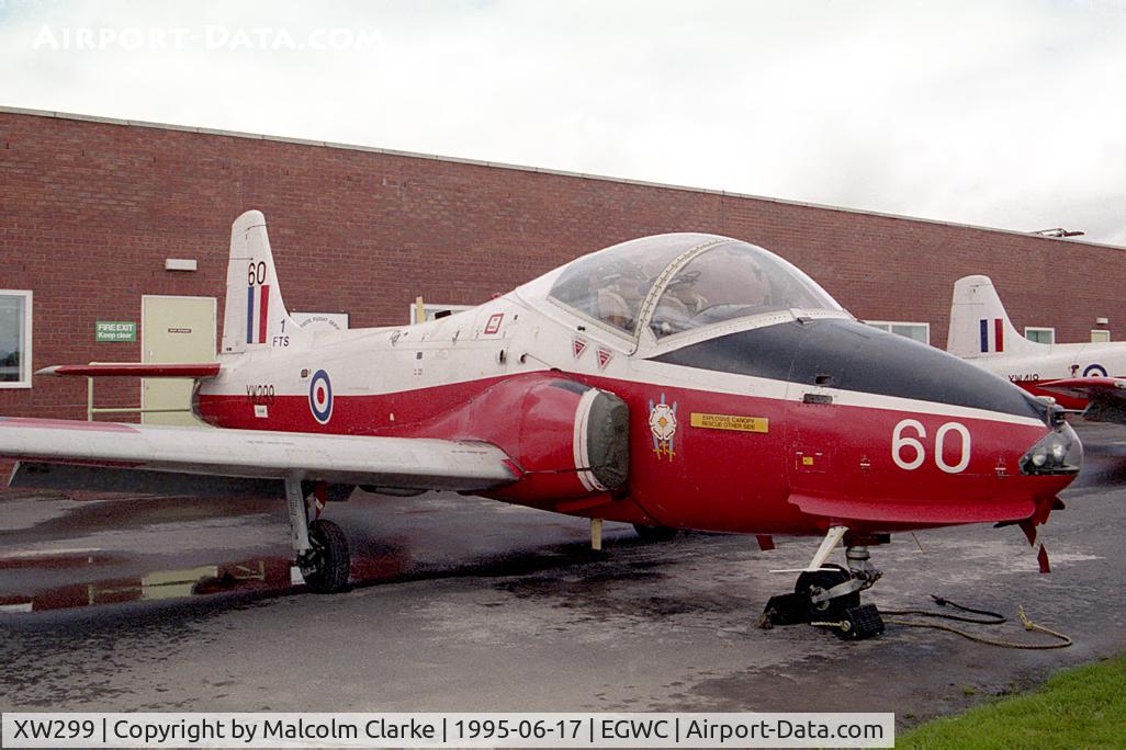 XW299, 1969 BAC 84 Jet Provost T.5A C/N EEP/JP/963, BAC 84 Jet Provost T5A from RAF No 1 SoTT, Cosford and seen at Cosford 95.